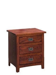 Royal Mission Three Drawer Nightstand