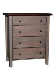 Sawyer Wood 37 1/2" 4 Drawer Chest