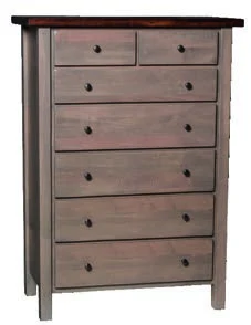 Sawyer Wood 44 1/2" 7 Drawer Chest
