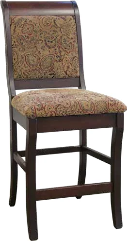 Glacier Hardwood Bar Stool