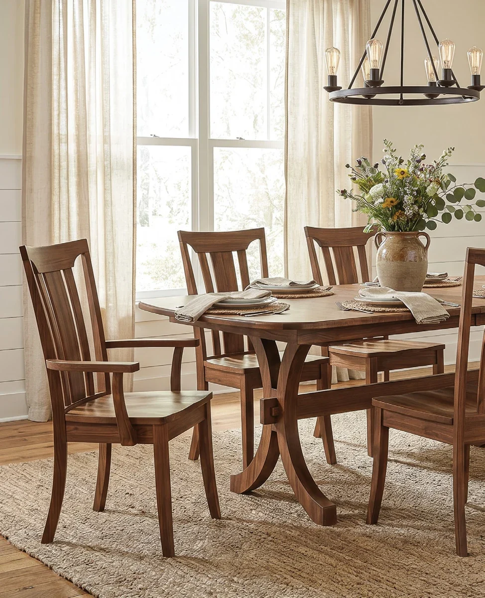 Magnum Trestle Hardwood Dining Table