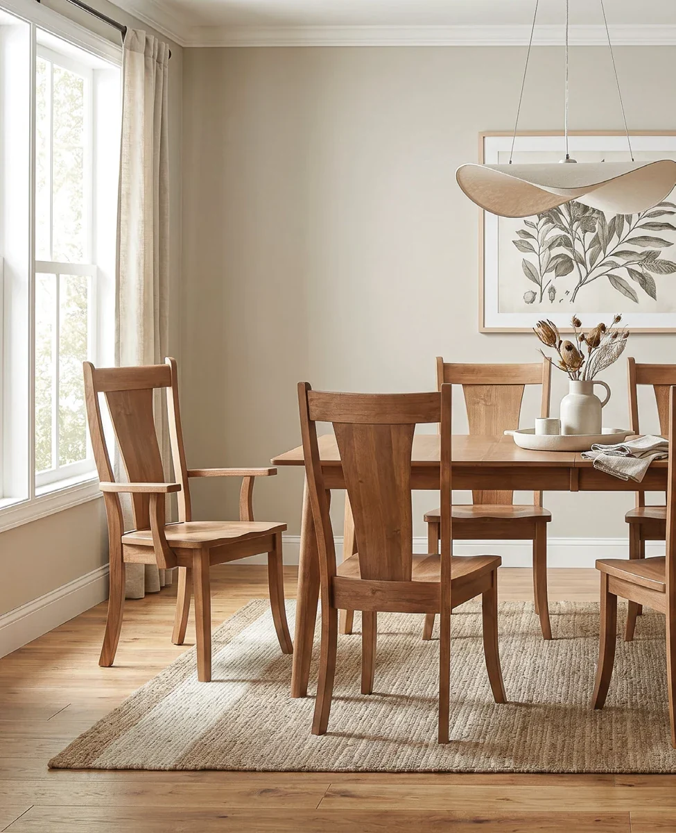 Jordan Leg Hardwood Dining Table