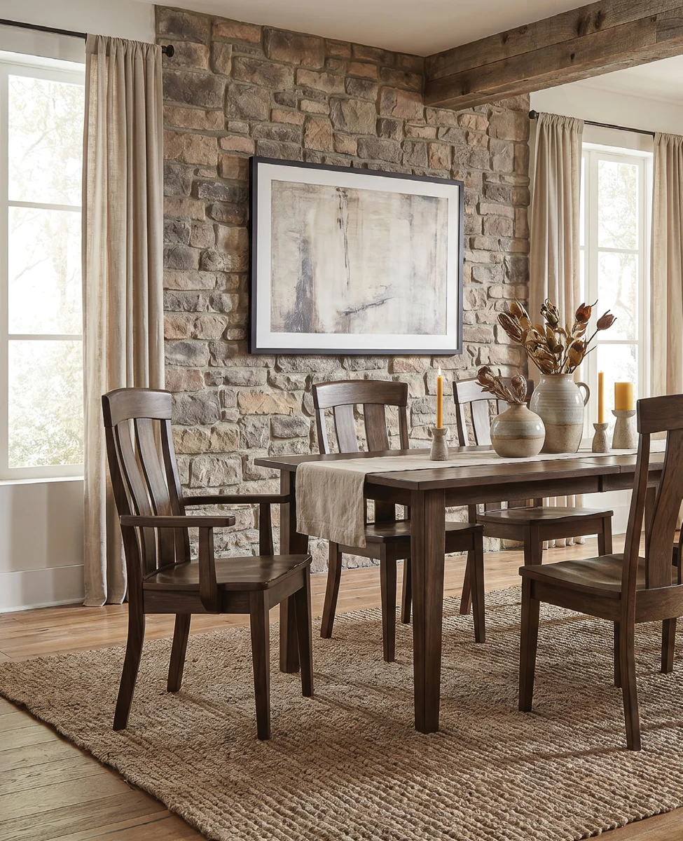 Parker Leg Hardwood Dining Table