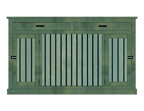 Heritage Large Double-Door Dog Crate Cabinet
