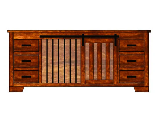 Heritage Medium Single-Door Dog Crate Cabinet