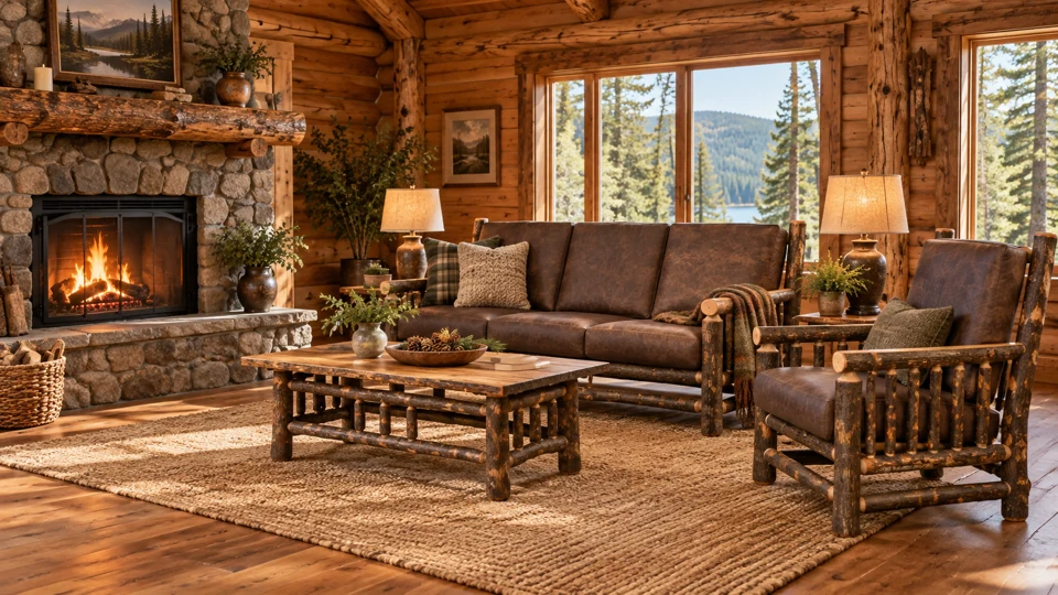 Living furniture in a home setting