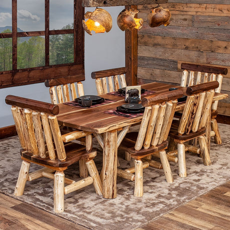 Aspen Walnut Dining Room Set