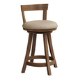24" Turnstone Swivel With Back And Fabric Seat