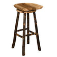 30" Saddle Bar Stool With Swivel Seat