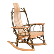 Flat Arm Hickory Rocker