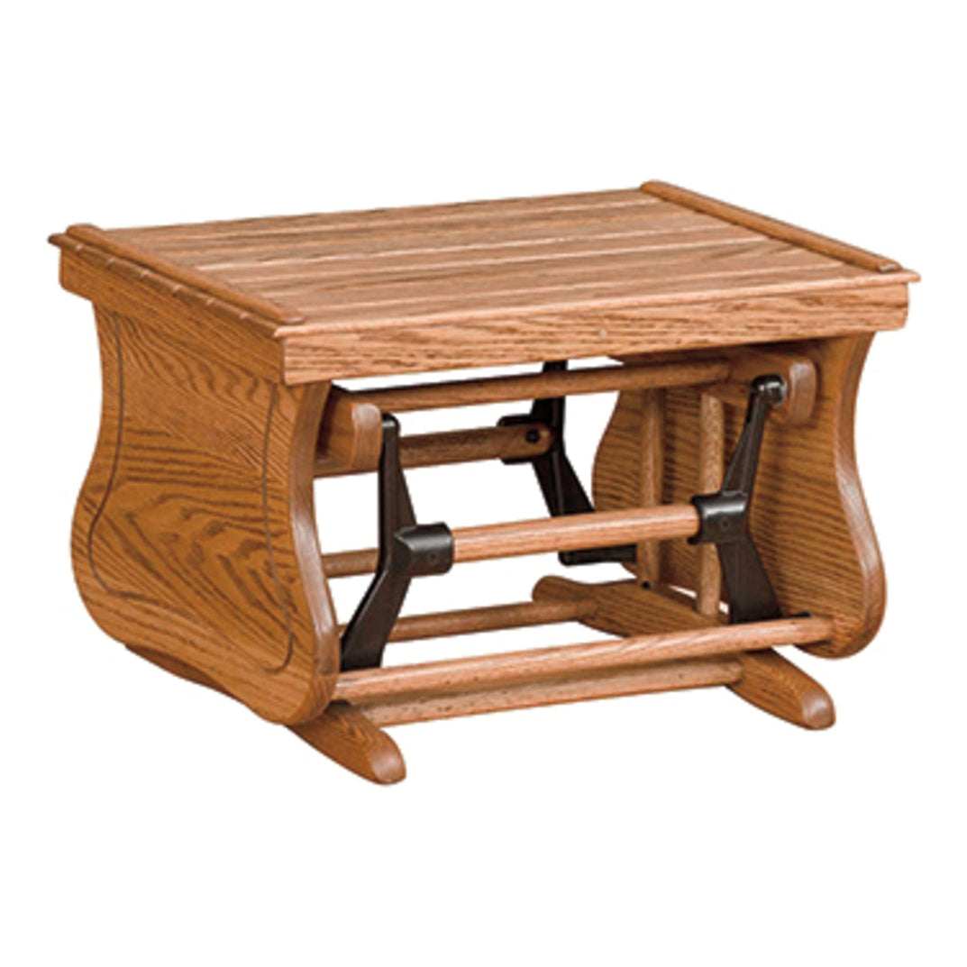 Bent Oak Ottoman