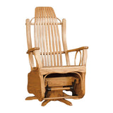 Bent Oak Swivel Glider