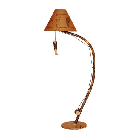 Fishing Pole Floor Lamp