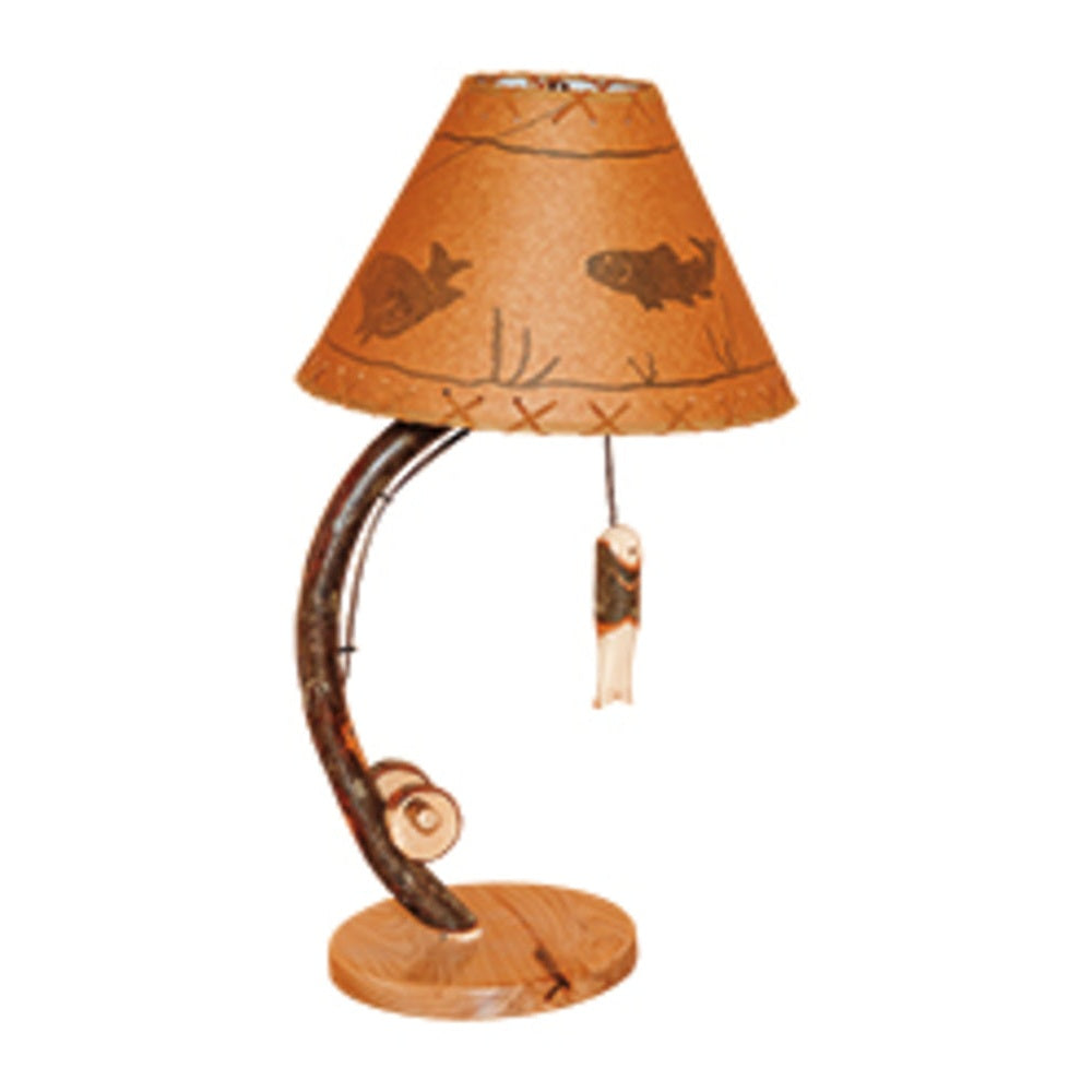 Fishing Pole Table Lamp
