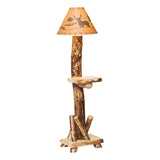Colorado Aspen Lamp With Shelf