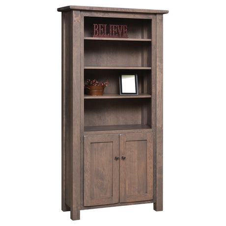 Barn Floor Bookcase with Doors