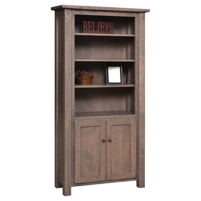 Barn Floor Bookcase with Doors