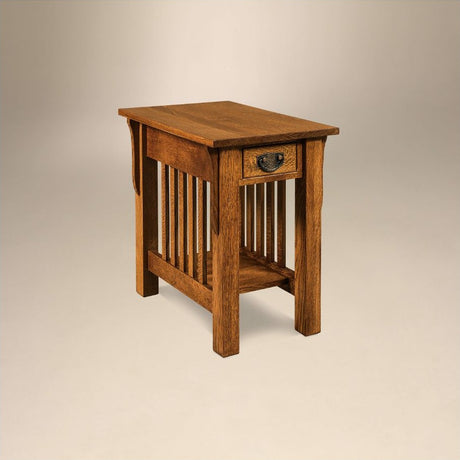 Bow Arm Mission End Table