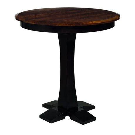 Christy Round Pedestal Solid Top Dining Table
