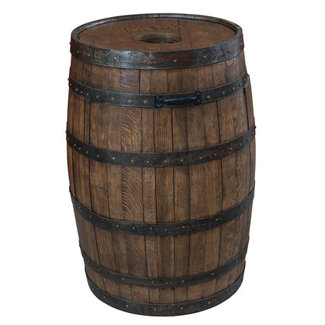Large Barrel Trash Can