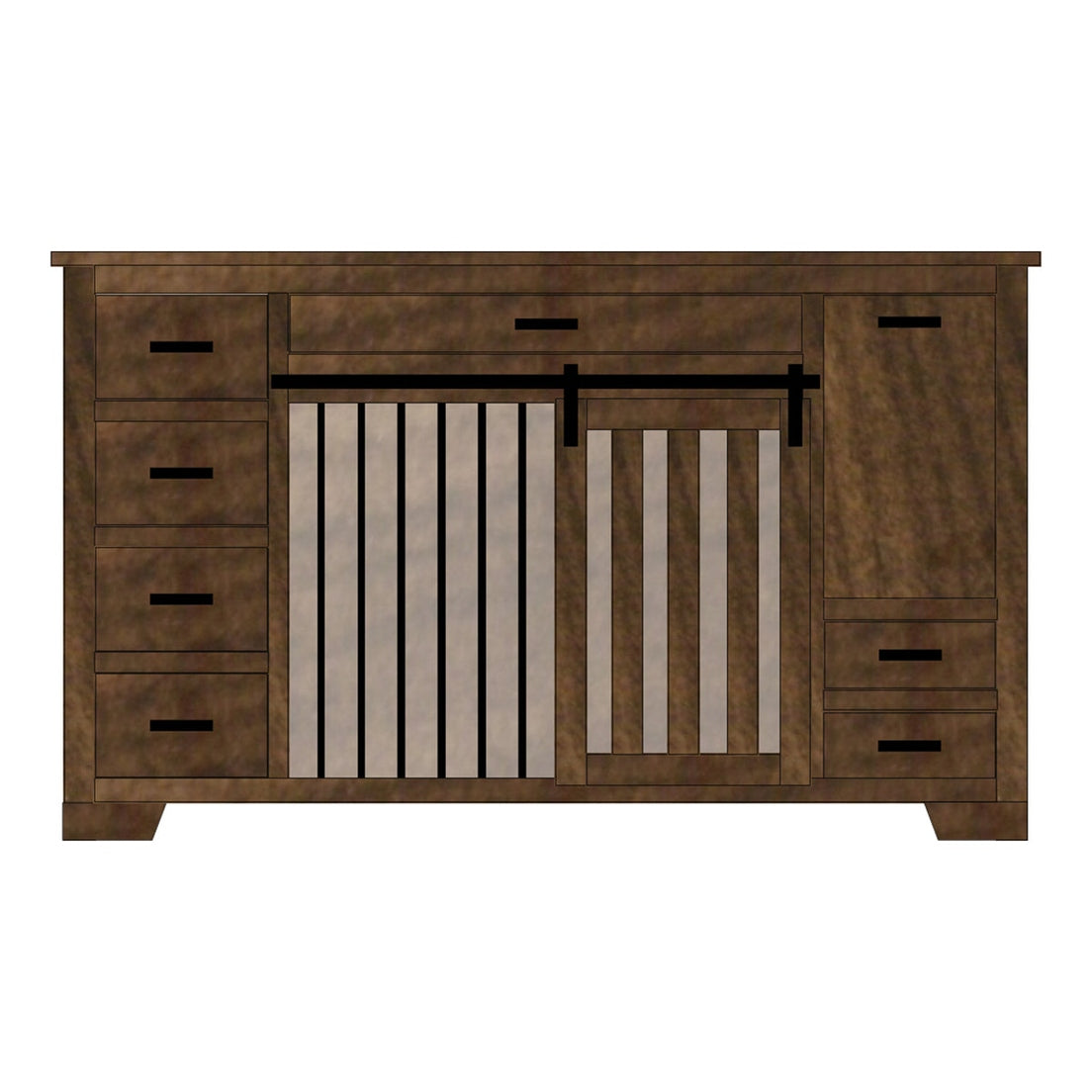 Legacy Large Single Barn Door Crate