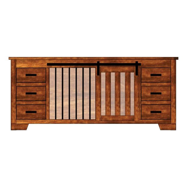 Legacy Medium Single Barn Door Crate