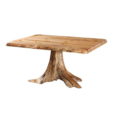 Live Edge Single Stump Table