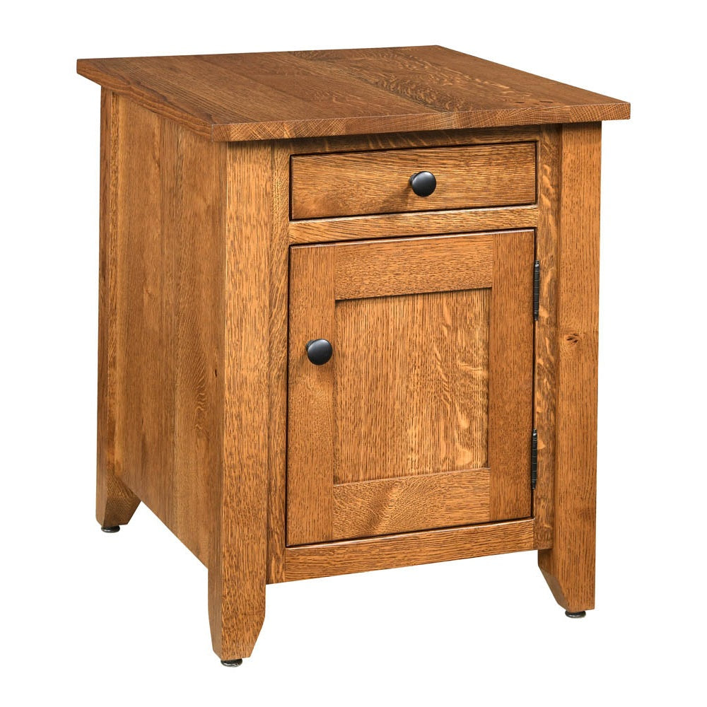 Modern Mission Enclosed End Table
