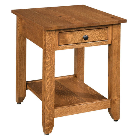 Modern Mission End Table
