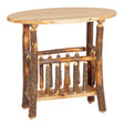Oval Magazine End Table