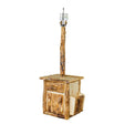 Pole Light With Drawer