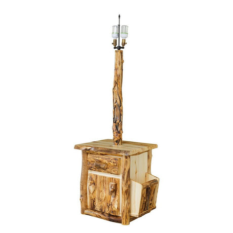 Pole Light With Drawer