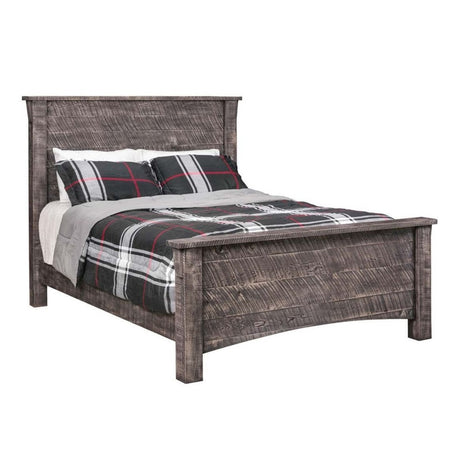 Rough Cut Flat Panel Bed