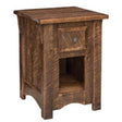 Rough Cut Maplewood 1 Drawer Nightstand