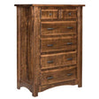 Rough Cut Maplewood 6 Drawer Chest