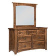 Rough Cut Maplewood 7 Drawer Dresser