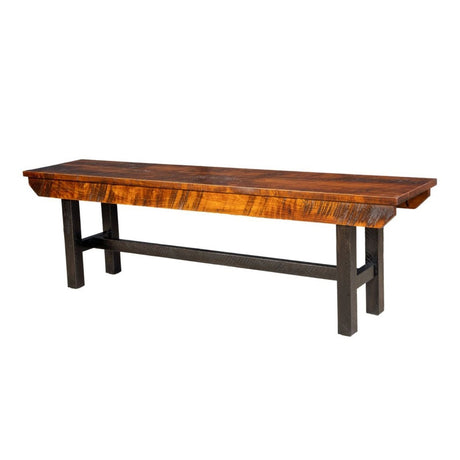 Rough Cut Maplewood Bench