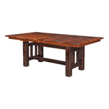 Rough Cut Maplewood Trestle Table