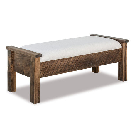 Rough Sawn Bed Seat