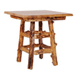 Rustic Mission Bar Table