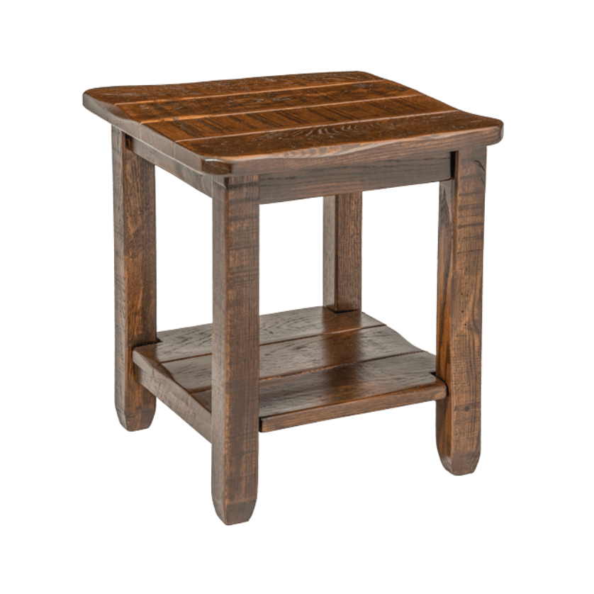 Barnwood End Table