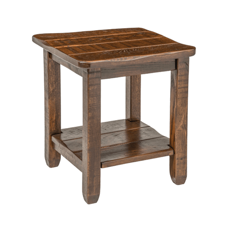 Barnwood End Table