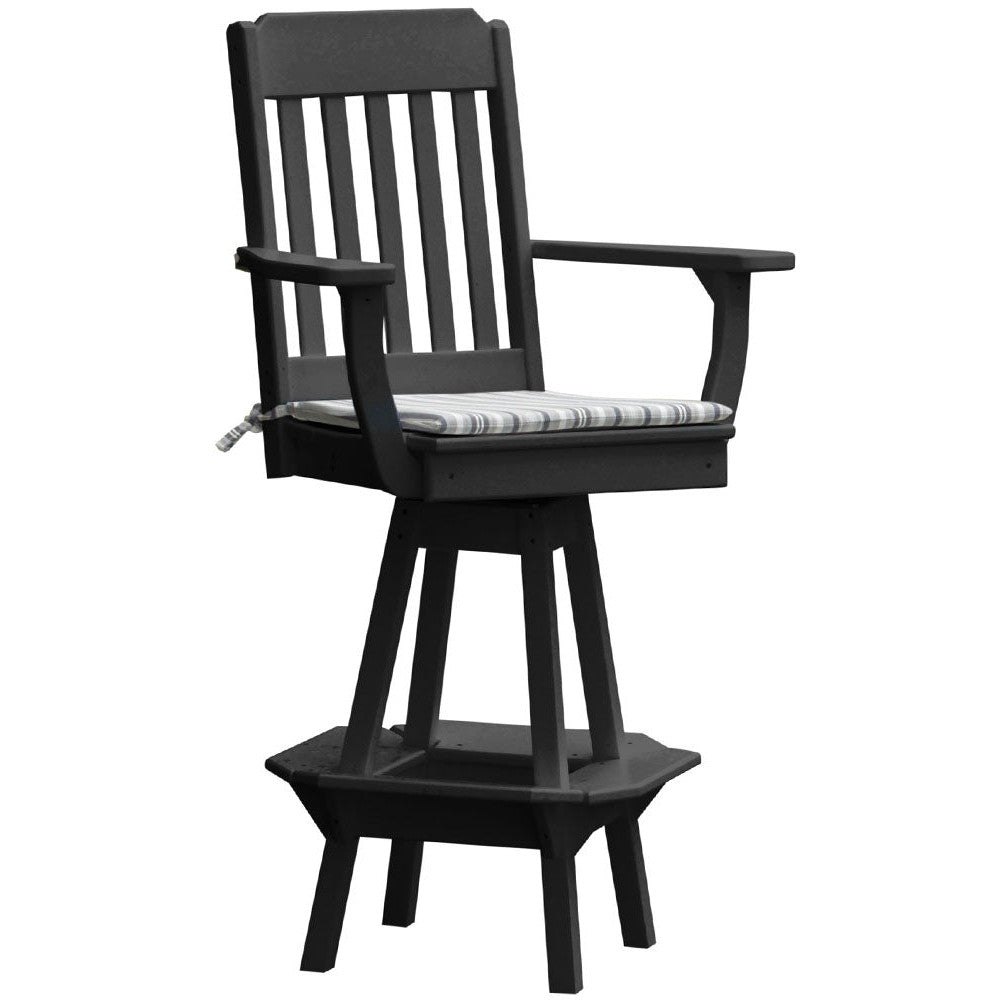Traditional Swivel Bar Chair