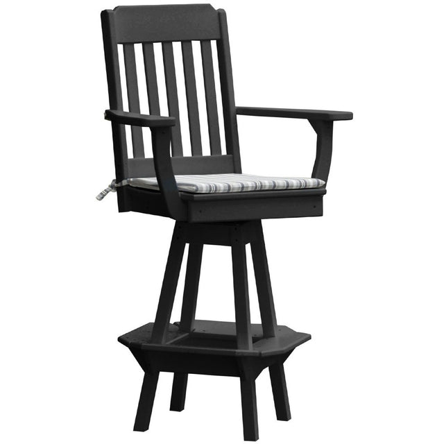 Traditional Swivel Bar Chair