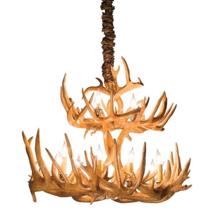 Two Tier Antler Chandelier