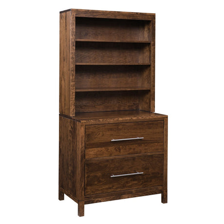 Vienna Lateral File Cabinet with Bookshelf Top