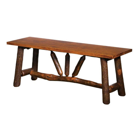 Wagon Wheel Bench