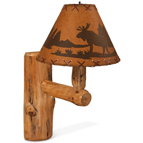 Wall Lamp - Rustic Pine