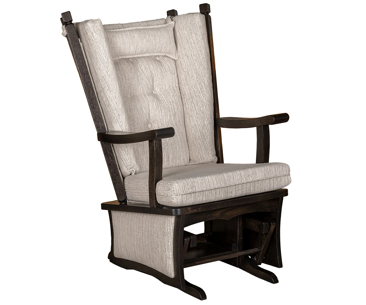 Ashland Inlay Hardwood Glider