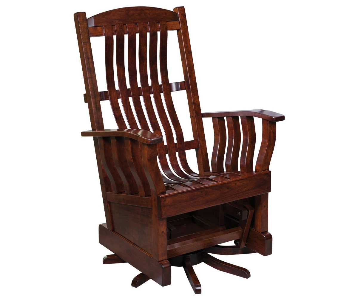 Wave Hardwood Glider